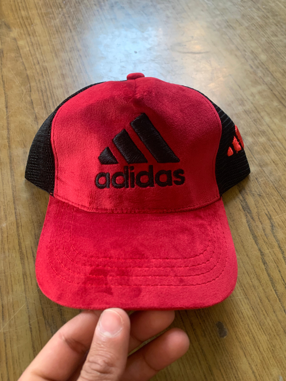 A D S Red Net Cap