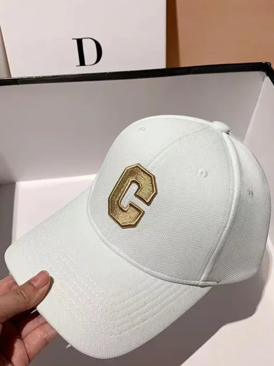 C " Premium White Cap "