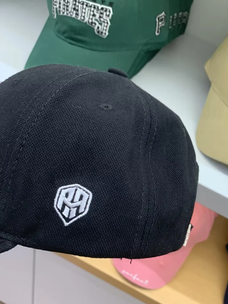 " 3D Letter Embroidery black Hard Top Baseball Cap "