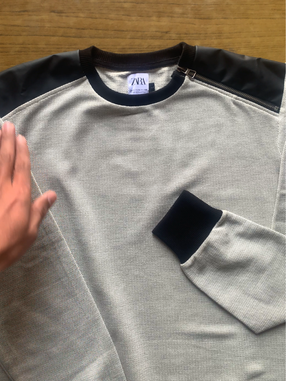 Grey Zip Sweatshirt