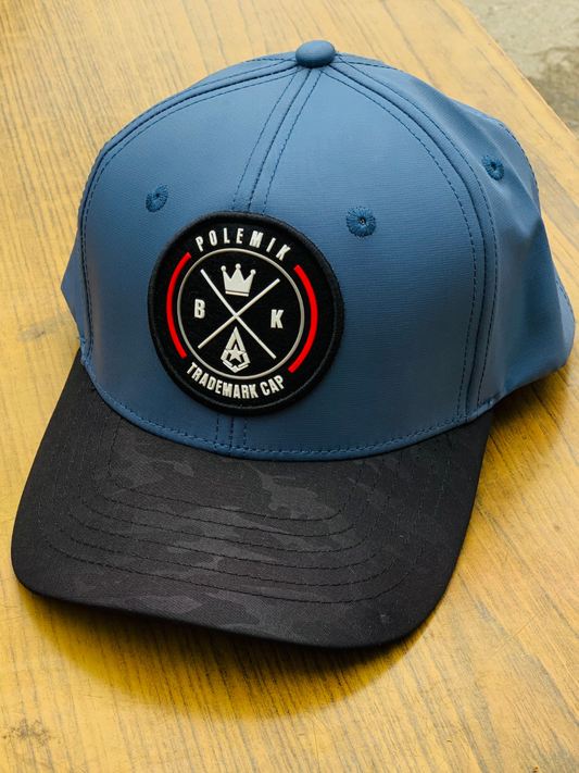 " Premium Blue Black Trucker Cap "